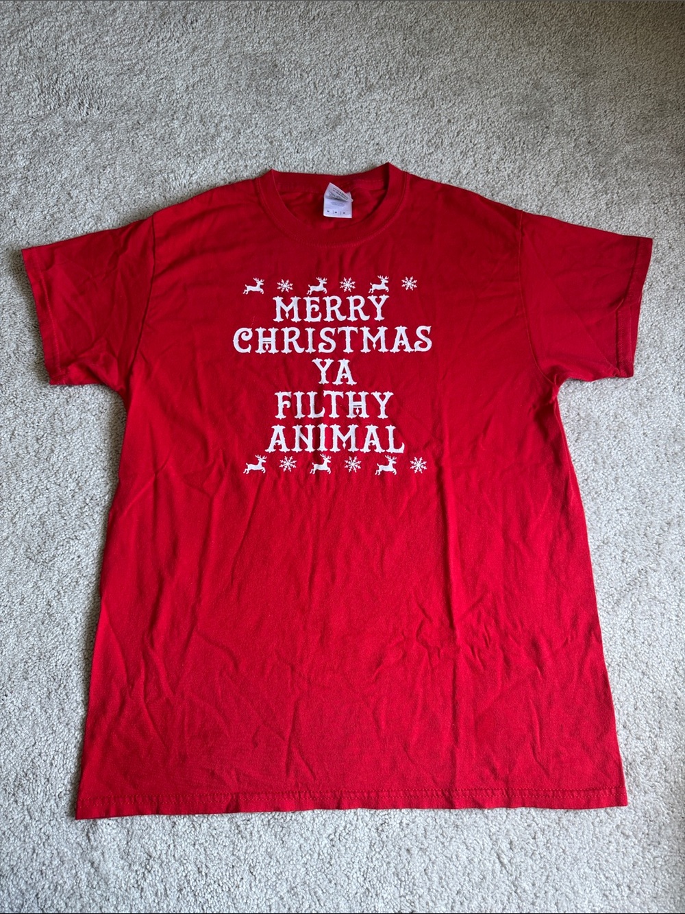 Home Alone Merry Christmas Ya Filthy Animal T-Shirt - M